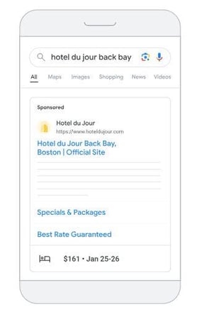 New Google Ads features for accounts linked to travel feeds