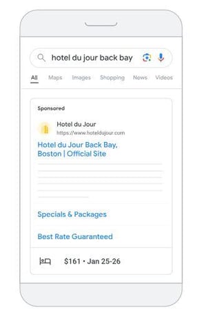 New Google Ads features for accounts linked to travel feeds