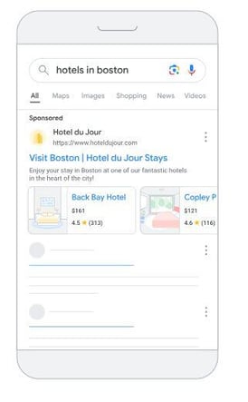 New Google Ads features for accounts linked to travel feeds