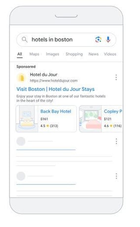 New Google Ads features for accounts linked to travel feeds